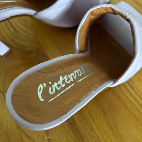 L'intervalle Picasso lilac mule heels (NWT) - Picture 4 of 5